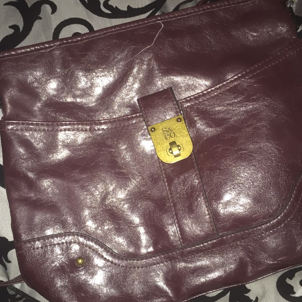 Brown cross body bag, medium sized